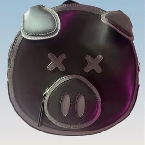 Black Pig Face Backpack
